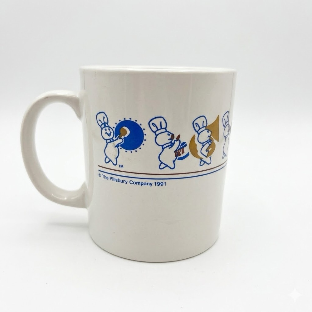 Vintage Pillsbury Doughboy Coffee Mug - Poppin' Fresh - 1991 Ceramic